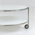 Contemporary Mid-Century Strind Coffee Table in White Glass and Nickel-Plated Steel by Ehlén Johansson for Ikea, Sweden, 1990s For Sale - Image 3 of 13