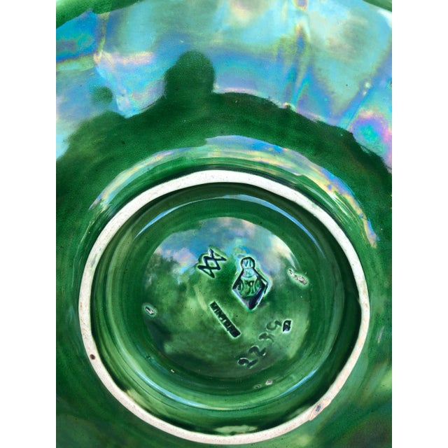 Ceramic 19th Century Majolica Aqua Oyster Plate Minton For Sale - Image 7 of 8