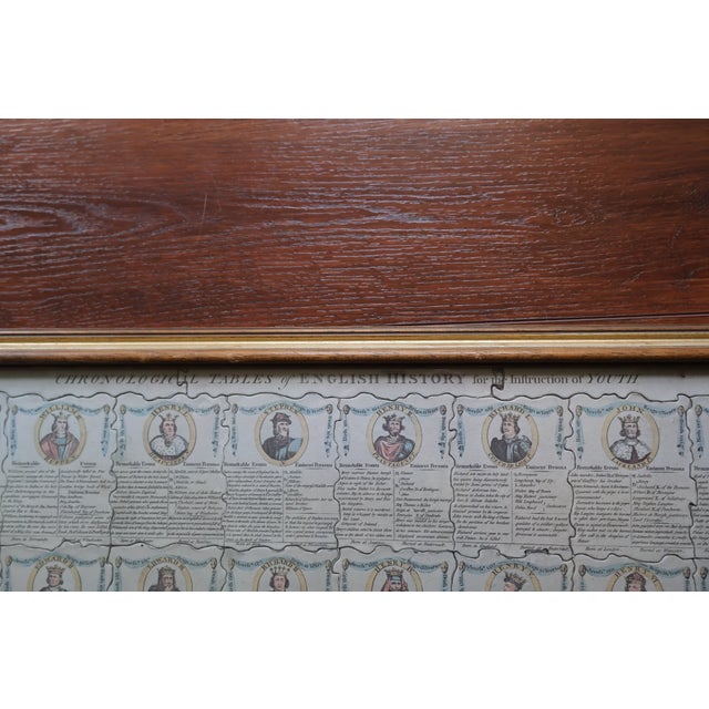 Circa 1970 Wallis English Royal History Wooden Puzzle, Framed For Sale - Image 14 of 18