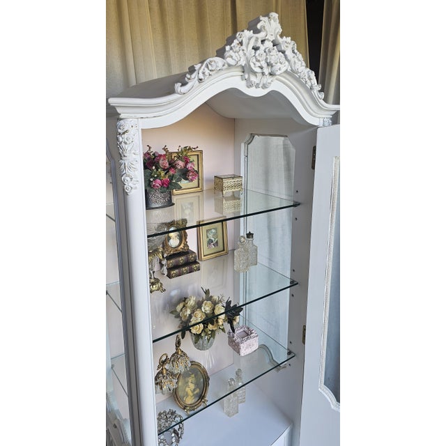 1960s 1960s Rococo Style, Vitrine Cabinet , French Reproduction For Sale - Image 5 of 18