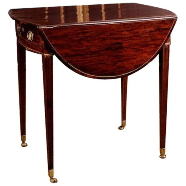 19th Century Victorian Mahogany Drop-Leaf Table For Sale - Image 11 of 11