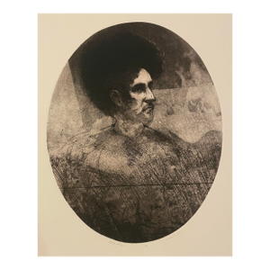 1972 William Patterson Young Man Contemporary Realist Etching