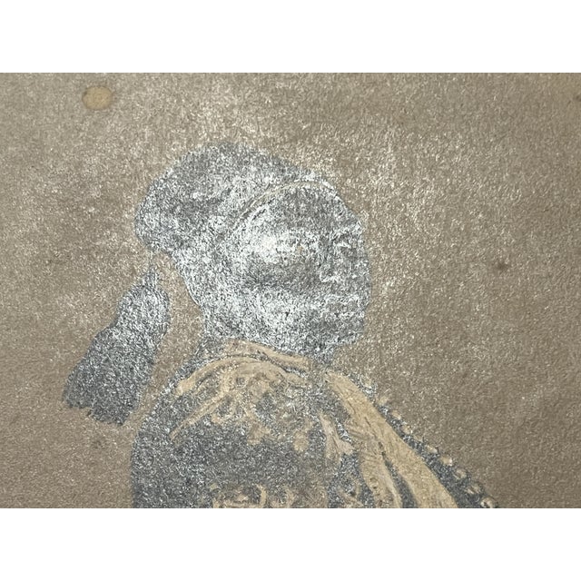 Charles Bargue after Alfred De Dreux, Horse, 1859, Pencil Drawing on Lithograph For Sale - Image 7 of 9