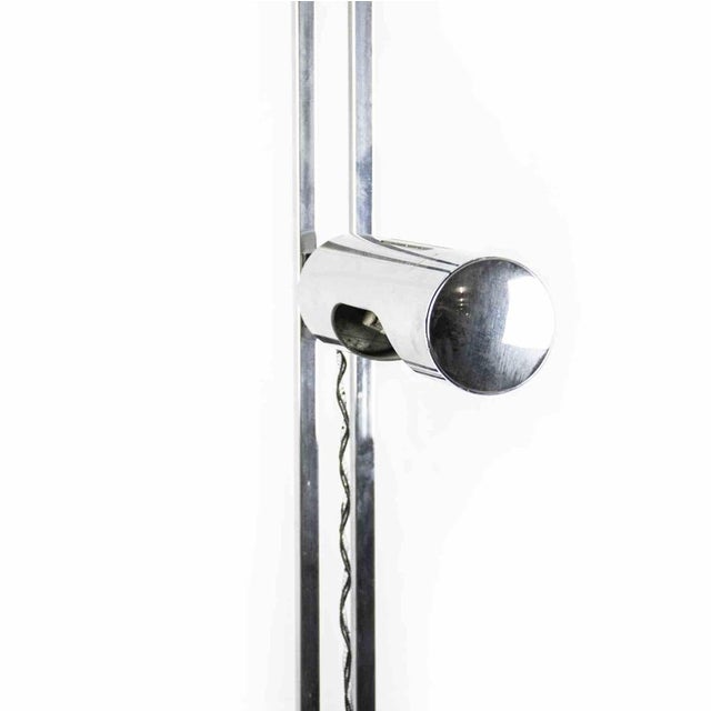 Vintage Cromoluce Floor Lamp in Steel from Studio Stilnovo, Italy, 1970s For Sale - Image 6 of 7