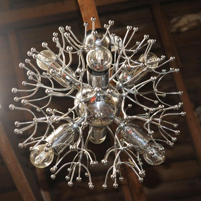 Sputnik Pendant Light from Sciolari, 1960s For Sale - Image 4 of 10