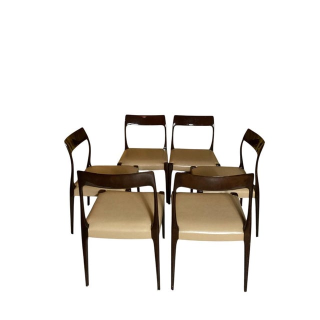 Mid-Century Modern Laskasa Karen Laquered Dining Chairs, 2000, Set of 6 For Sale - Image 9 of 13