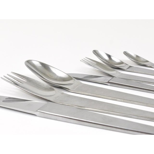 Carl Auböck Model 2060 Cutlery Set for 6 attributed to Carl Auböck for Amboss Austria, 1950s, Set of 42 For Sale - Image 4 of 18