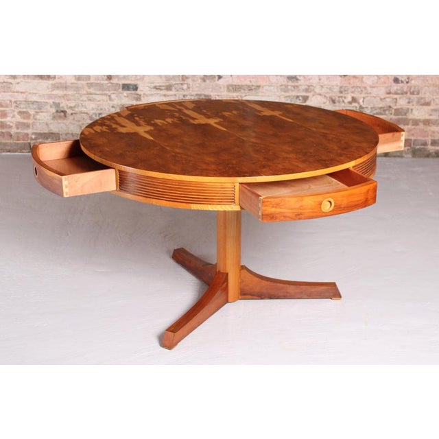 Mid-Century Drum Yew Dining Table by Robert Heritage for Archie Shine, 1950s For Sale - Image 9 of 14