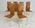 1970s Cognac Leather and Brass Chairs by Renato Zevi, 1970s, Set of 6 For Sale - Image 5 of 7