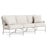 Brown Jordan Venetian Sofa, Dove frame with Fusion Natural fabric For Sale - Image 12 of 12