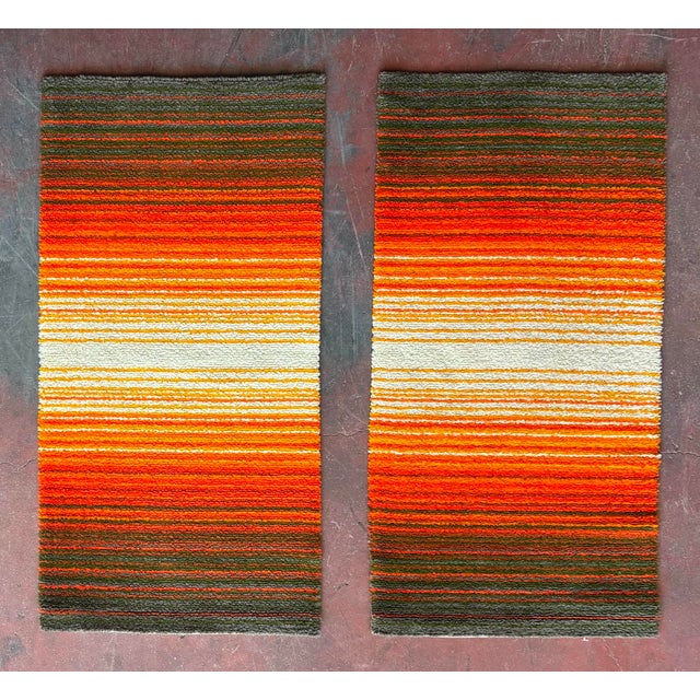 Small Rugs in Wool attributed to Desso, 1970s, Set of 2 For Sale - Image 3 of 5