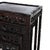 Wood Set of 4 Antique Chinese Floral & Figural Carved Hardwood Nesting Tables For Sale - Image 7 of 13