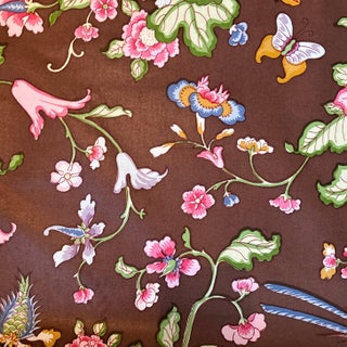 “Claydon” Bolt of Fabric From Brunschwig & Fils Hand Print From 1976- 1 1/2 Yards For Sale
