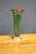 Emerald Emerald Glass & Copper Fluted Vase For Sale - Image 8 of 8