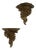 Pair of 19th Century Italian Rococo Giltwood Wall Shelves With Original Gold Leaf For Sale