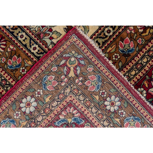Persian Jewel Tone Antique Isfahan Rug no. 10465 For Sale - Image 3 of 5