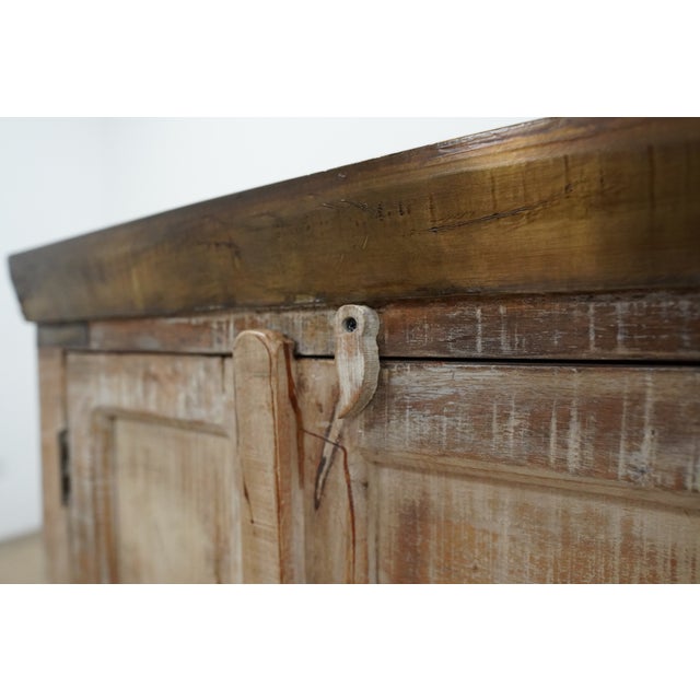 Reclaimed Wood Metal-Clad Top Sideboard For Sale - Image 11 of 18