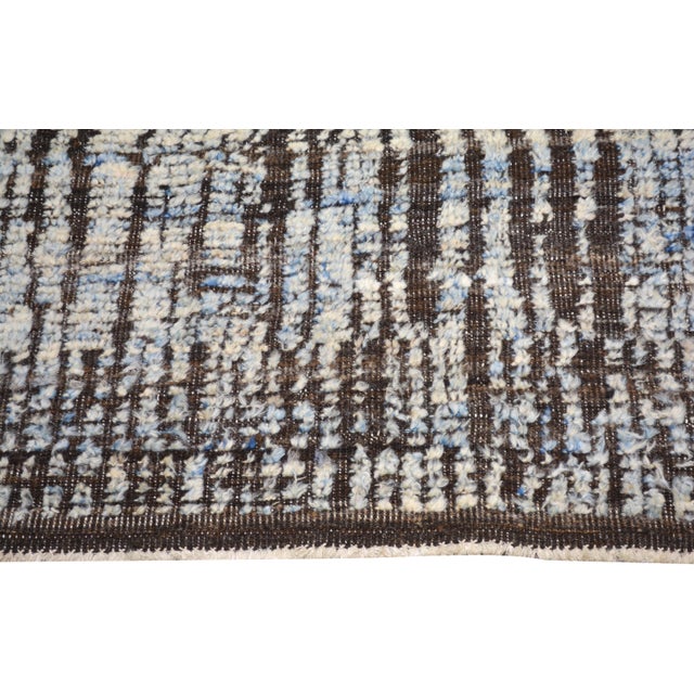 Moroccan Hand Knotted Wool Rug, 2'9"x8' For Sale - Image 4 of 5
