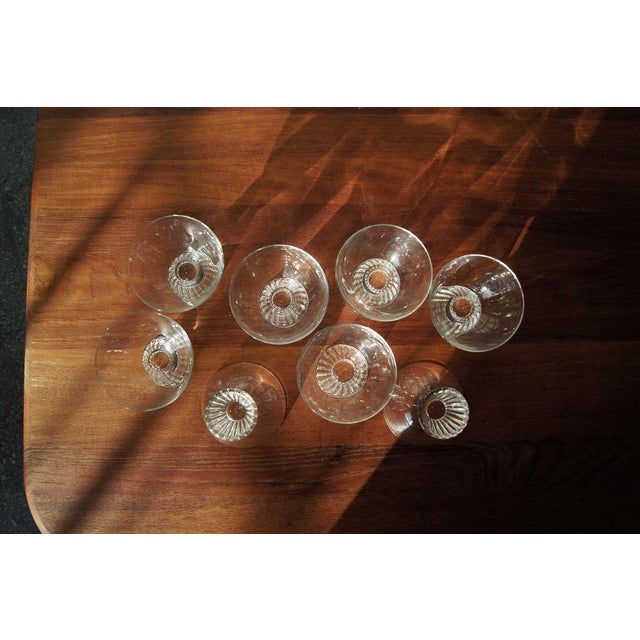 Vintage Cocktail Glasses, Set of 8 For Sale - Image 4 of 6