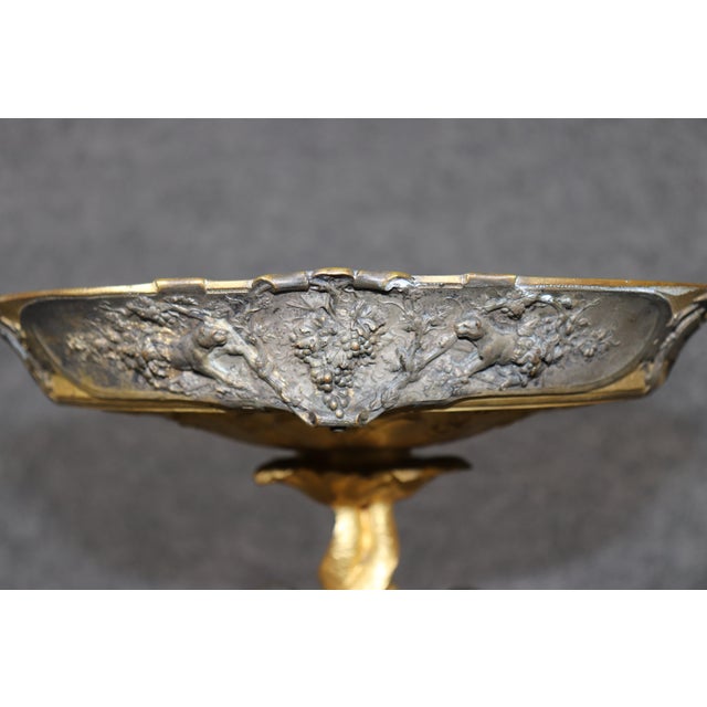 Bronze Late 19th Century Napoleonic Patinated and Gilt Bronze Centerpiece by Auguste Delafontaine For Sale - Image 8 of 14