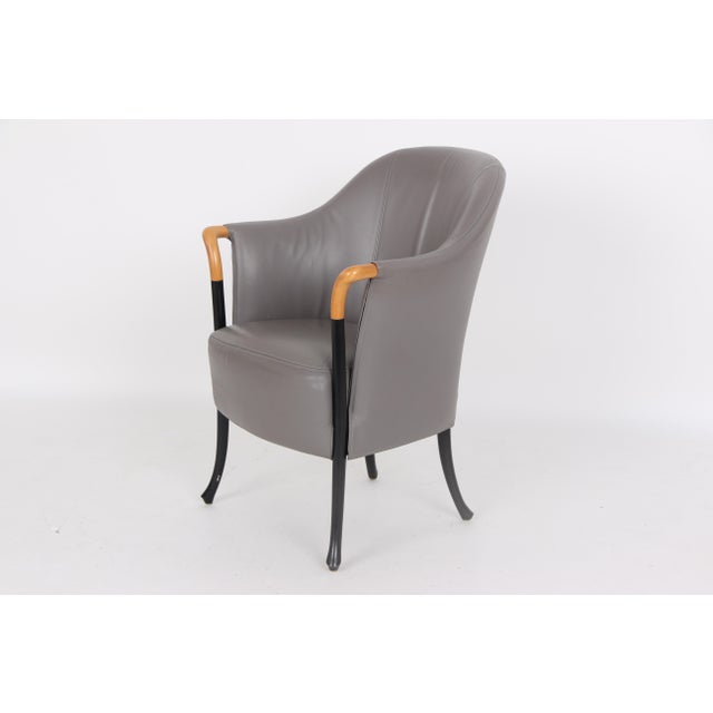 Early 21st Century Italian Progetti Armchairs by Umberto Asnago for Progetto Arcadia, 1980s, Set of 6 For Sale - Image 5 of 18