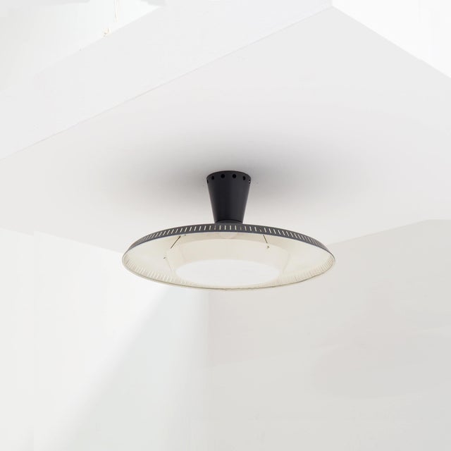 NB 92 Flush Mount by Louis Kalff for Philips, 1950s For Sale - Image 10 of 10