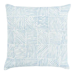 Schumacher X Caroline Z Hurley Katama 20" Pillow in Sky