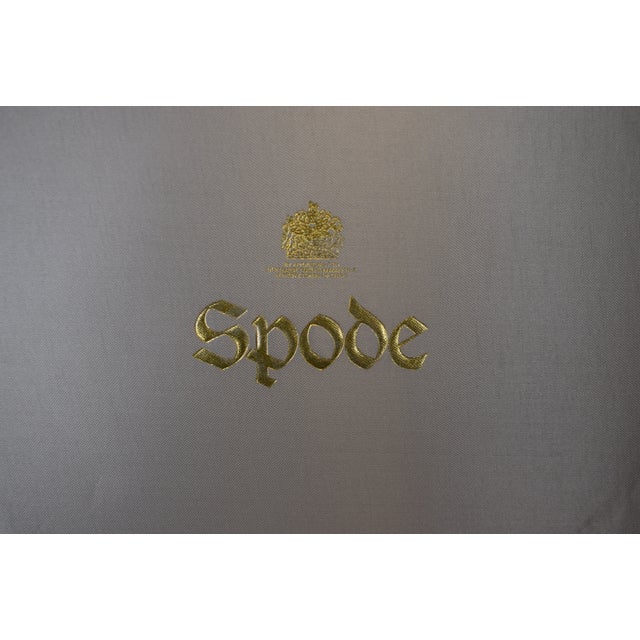 Ceramic Spode England Bone China the Equestrian Series 'Polo' Plate No. 1 (Nib) For Sale - Image 7 of 7