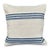 Turkish Hemp Pillow Cushion Natural Beige Blue Cushion Cover 20x20 For Sale