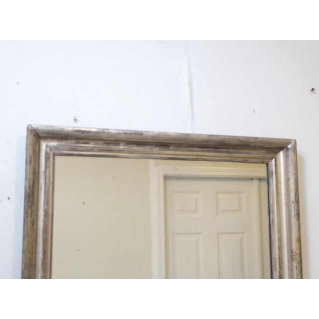 American Antique Silverleaf Mirror For Sale - Image 3 of 4
