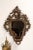 Italian 19th Century Rococo Style Carved Mirror with Traces of Gilt and Scrolls For Sale - Image 4 of 12