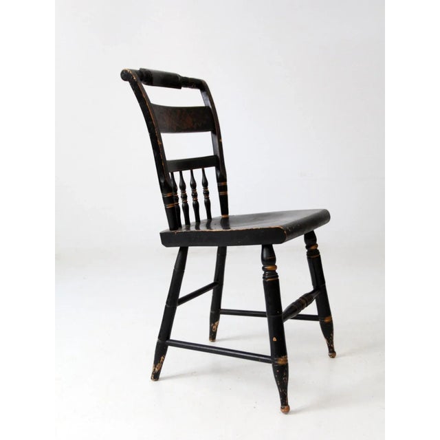 Vintage Hitchcock Stencil Chair For Sale - Image 11 of 12