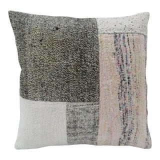 Handmade Patchwork Turkish Kilim Pillow Cover For Sale