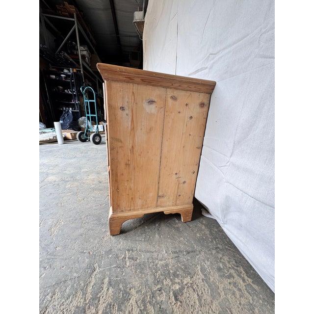 19th Century English Pine Chest of Drawers For Sale - Image 9 of 9