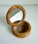 Brown 1940s Handmade Shaving Mirror, Finland For Sale - Image 8 of 9