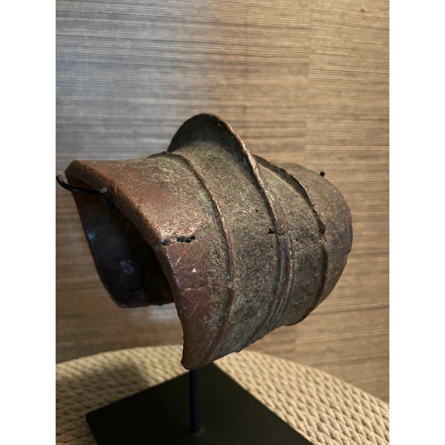 Antique African Mounted Bronze Bracelet For Sale - Image 4 of 5