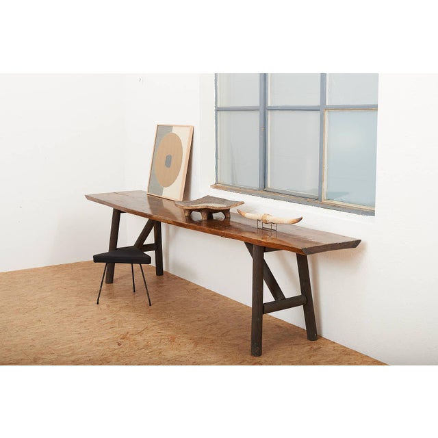 Fir Console Table with Cedar Wood Top For Sale - Image 14 of 15