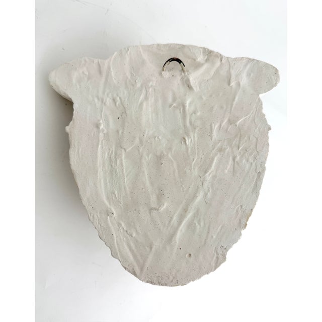 Mid 20th Century Mid-Century French Sheep Head Wall Plaque For Sale - Image 5 of 5