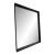 Black Faux Shagreen Frame Mirror For Sale
