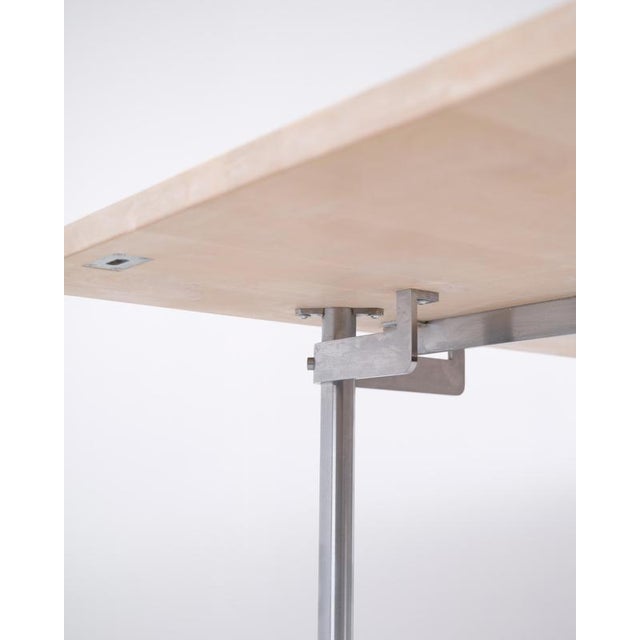 Model CH318 in Beech Dining Table with Extension Leaves by Hans J. Wegner for Tranekær Furniture, 2002 For Sale - Image 8 of 18