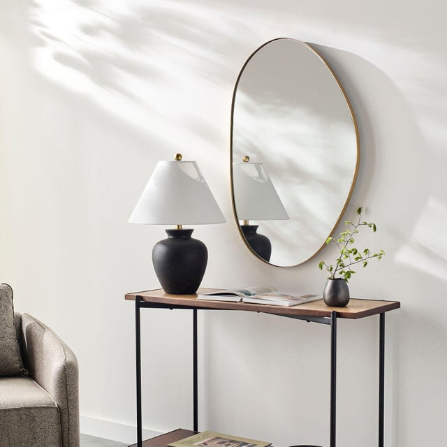 Reimagine your living space with the Aamnah Mirror, an epitome of minimalist modern style straight from India. This...
