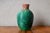 1950s Speckled Turquoise Green Glazed Ceramic Vase from Accolay, 1950s For Sale - Image 5 of 10