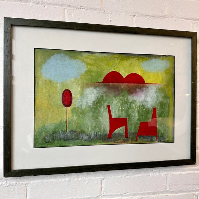 2000 - 2009 Signed Artwork by Kelly Donahugh “Ending” 2001 For Sale - Image 5 of 9