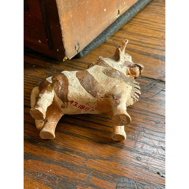 Ceramic Antique Peruvian TORITA DE PUCARA Incan Ritual Vessel- Museum Deaccession For Sale - Image 7 of 8