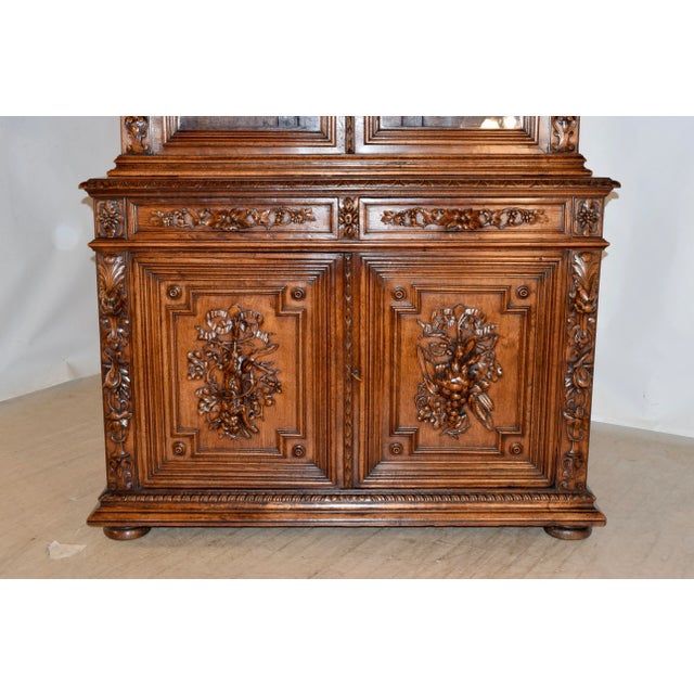 19th Century French Buffet Deux Corps For Sale In Greensboro - Image 6 of 10