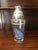 This whimsical large Art Deco cobbler-style cocktail shaker features a blue sailboat pattern over a clear glass tapered...