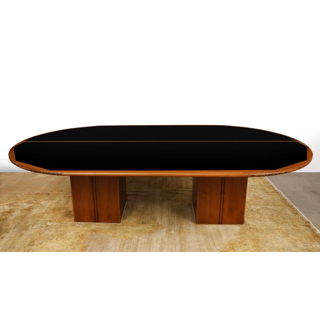 Wood Tobia & Afra Scarpa "Africa" Dining Table by Maxalto 1970s Italy For Sale - Image 7 of 11