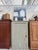 Farmhouse Antique 19th Century Painted Pine Pantry Cabinet For Sale - Image 3 of 13