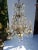 Bagues Style Gilt Brass and Highly Beaded Chandelier With Bottom Section That Lights Up For Sale - Image 13 of 13
