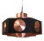 Vintage Space Age Copper Ceiling Lamp by Birger Hammerstad, 1960 For Sale